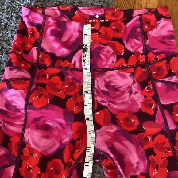 Kate Spade Electric Rose Print Leggings Size Small - Picture 12 of 14